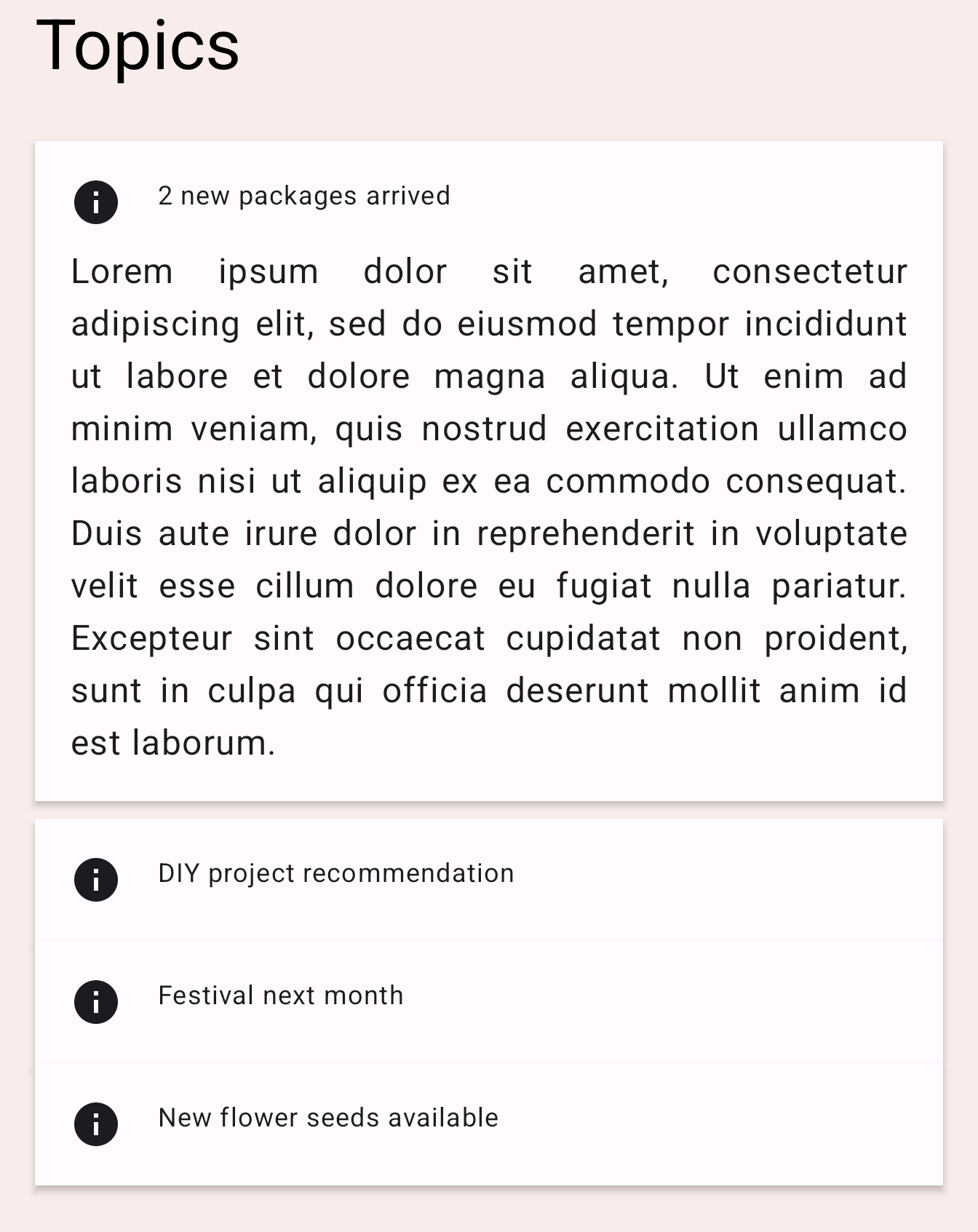 Đã mở rộng danh sách chủ đề