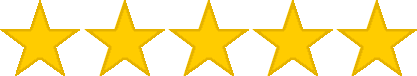 Ícone de classificação de cinco estrelas