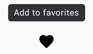 Tooltip satu baris yang berisi teks 