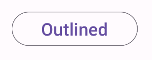 A transparent outlined button with a dark border that reads, 'Outlined'.