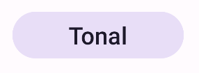 A tonal button with a light purple background that reads, 'filled'.