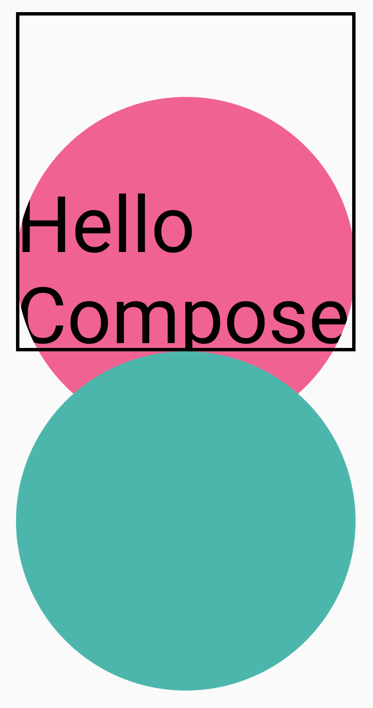 کلیپ با translationY و حاشیه قرمز برای طرح کلی اعمال شد