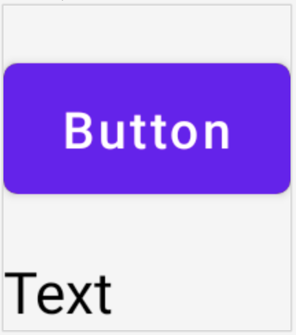 Eine Schaltfläche und ein Textelement in einem ConstraintLayout