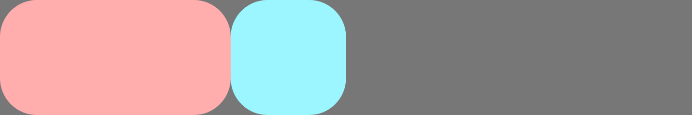 Éléments dimensionnés à une valeur dp fixe à l'aide de la base.