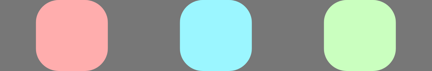 Elementi distribuiti lungo l'asse principale con spazio intorno.