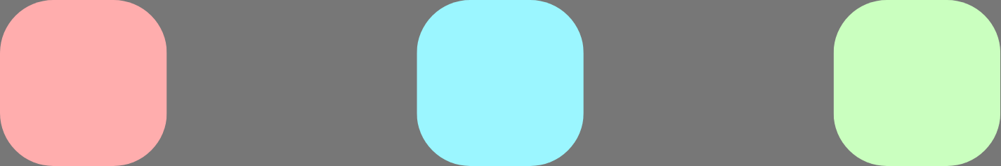 मुख्य ऐक्सिस के साथ-साथ, आइटम के बीच की जगह को भी बांटा गया है.