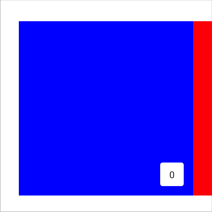 Pager avec marges de début et de fin affichant le contenu centré