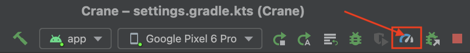 Android Studio: Start Profiling