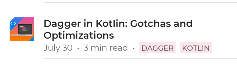 ภาพหน้าจอของชื่อบทความที่แสดงระดับการเน้นข้อความต่างๆ