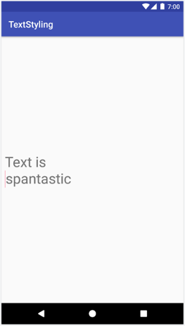 صورة تعرض مثالاً على QuoteSpan