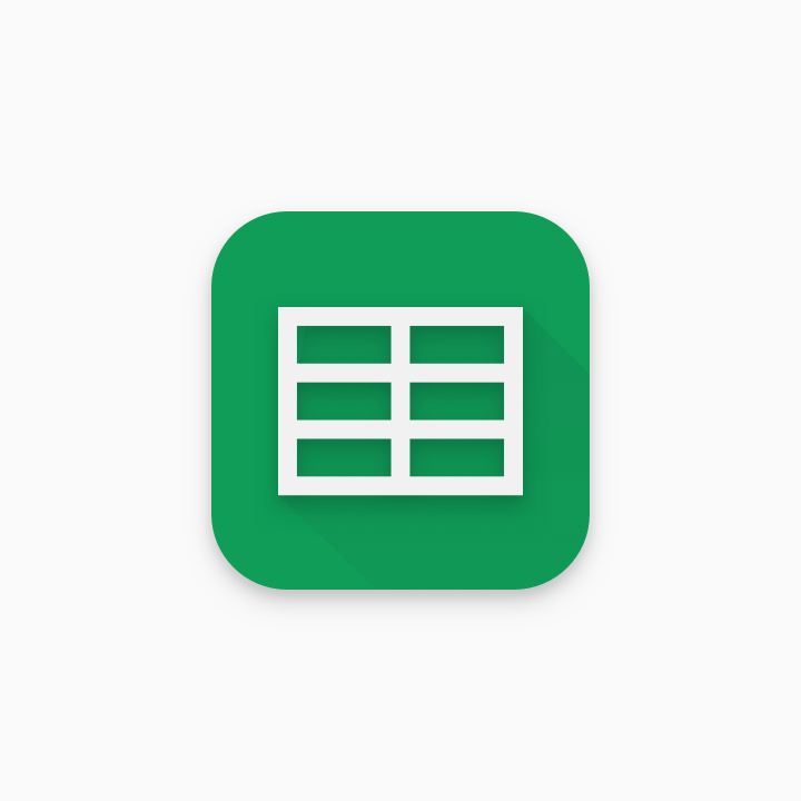Resultado final após a aplicação dinâmica de sombras e cantos arredondados pelo Google Play