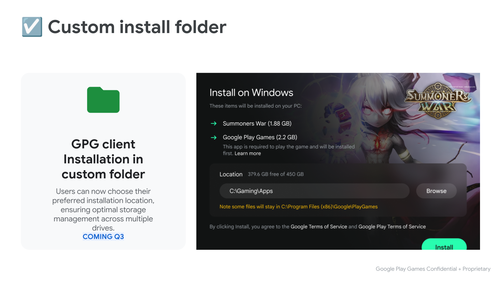 Custom Install Folder Mock
