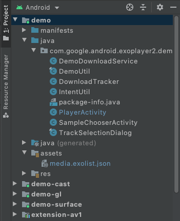 โปรเจ็กต์ใน Android Studio