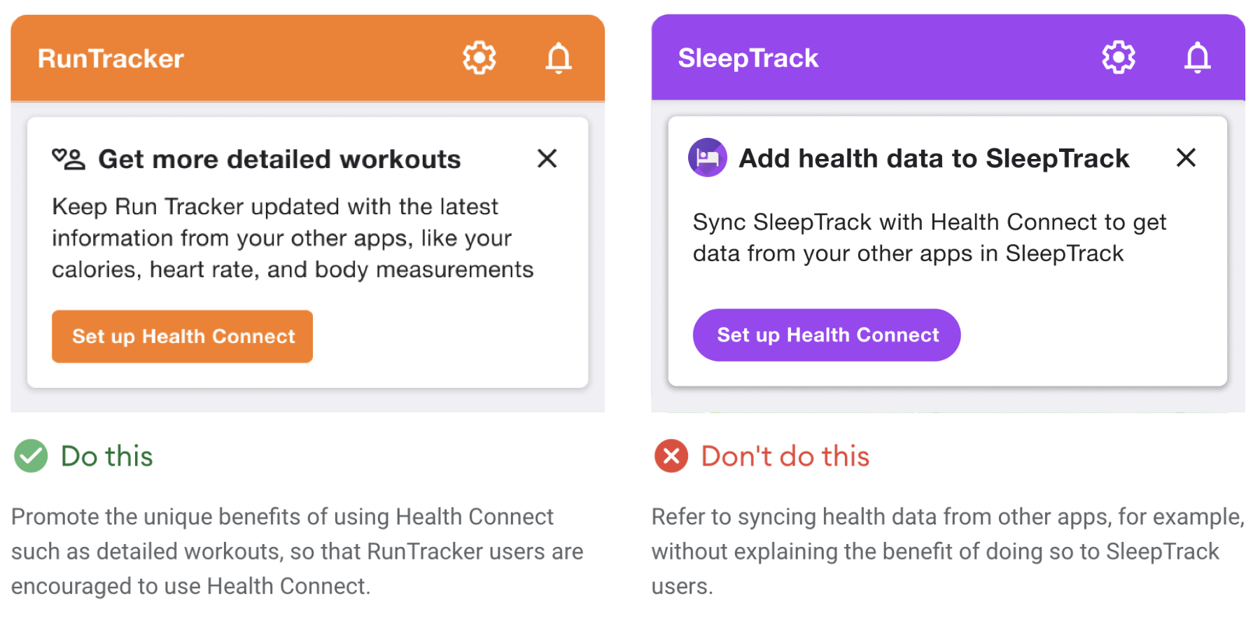 Health Connect'in kullanıcılar için avantajları