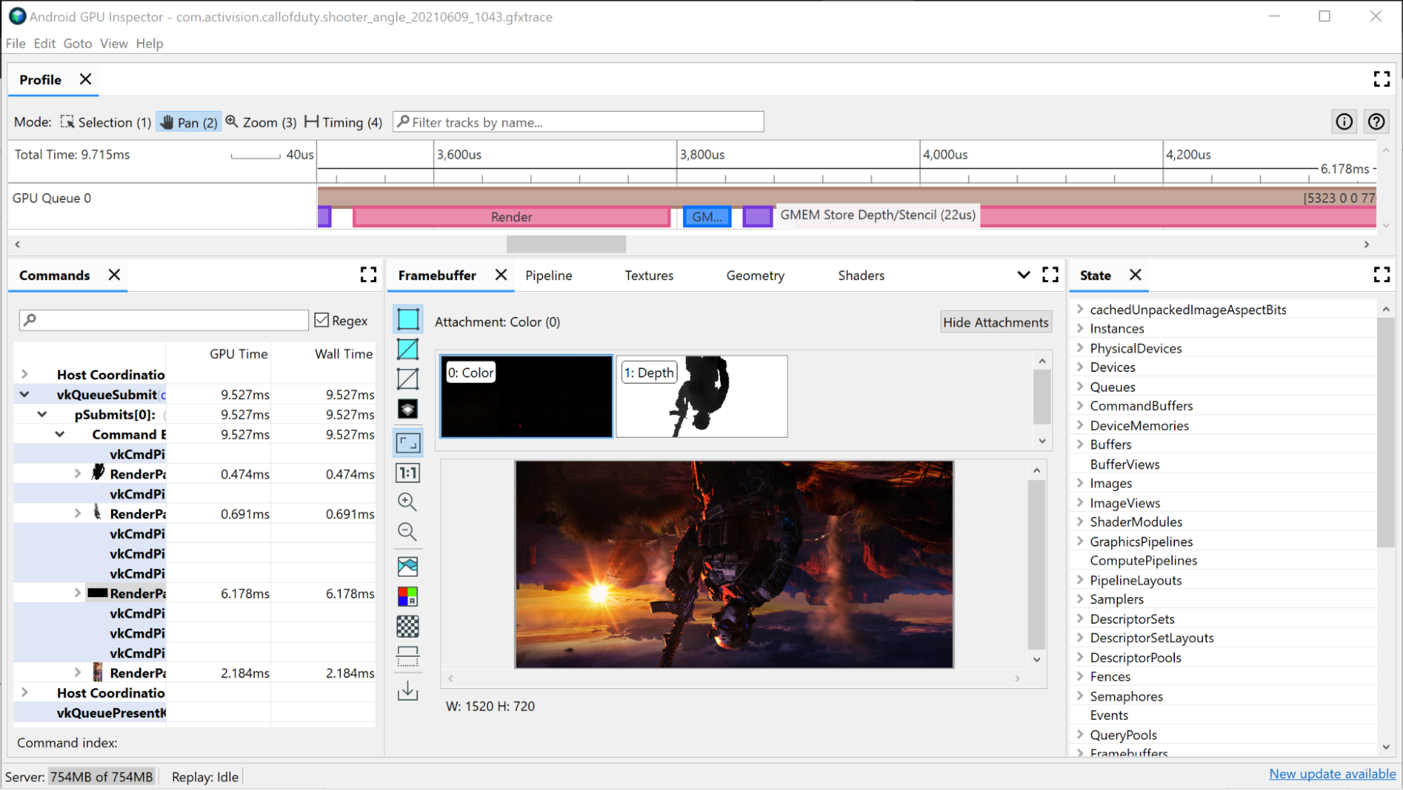 GMEM-Lade- und Speicheroperationen identifizieren