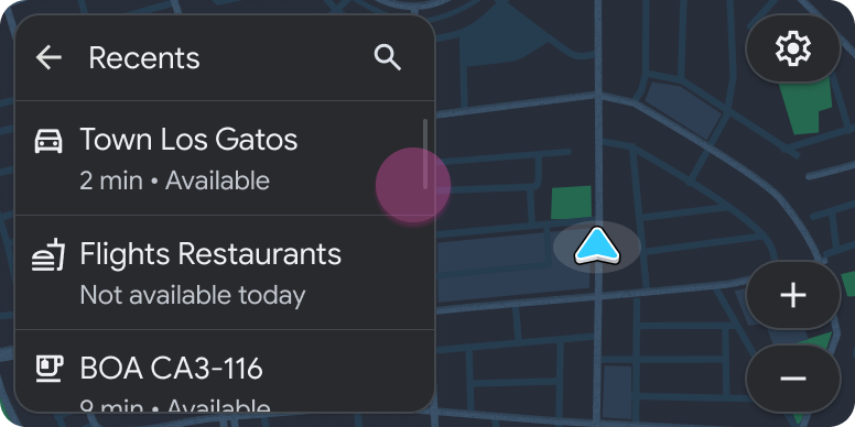Szablon listy uwzględniony w szablonie Mapa + treść z nową zawartością