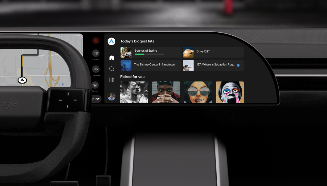 Chế độ xem duyệt qua của một ứng dụng đa phương tiện dựa trên mẫu