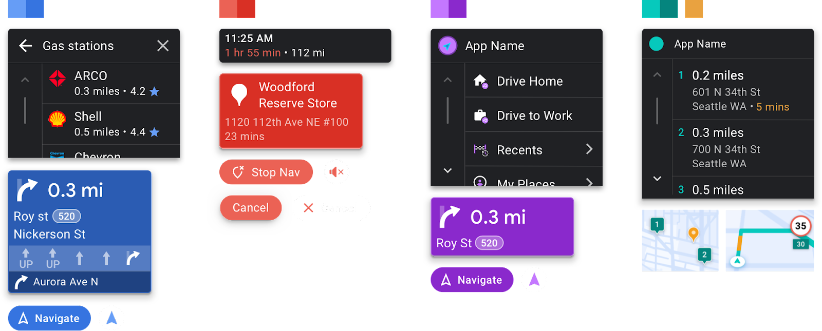 Exemples de personnalisation d'applications