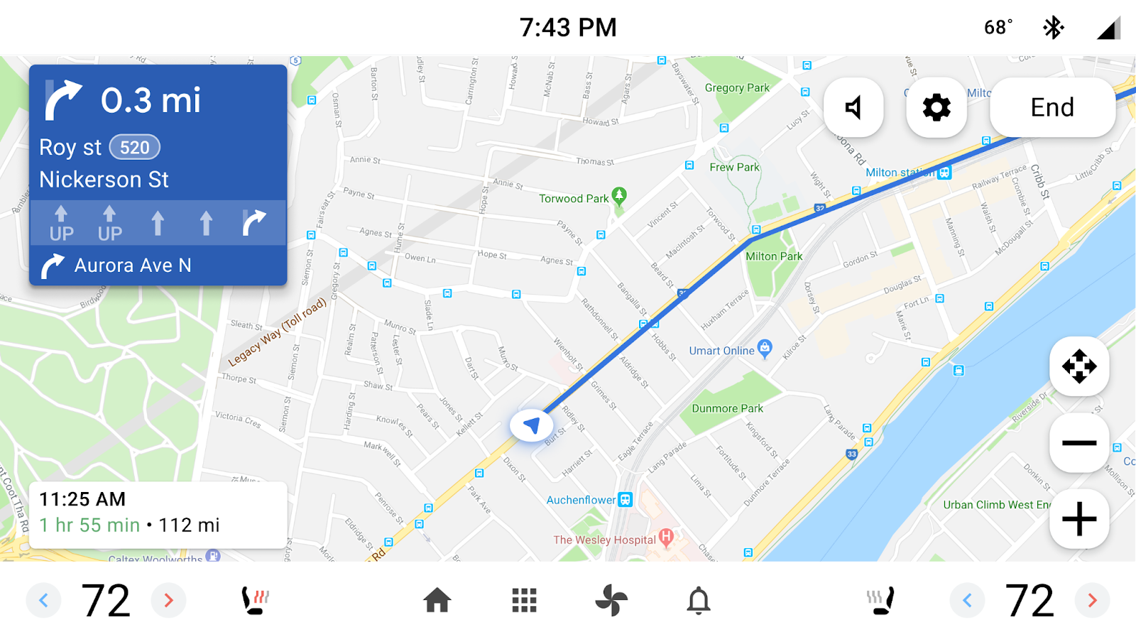 Standard colors for Android for Cars apps