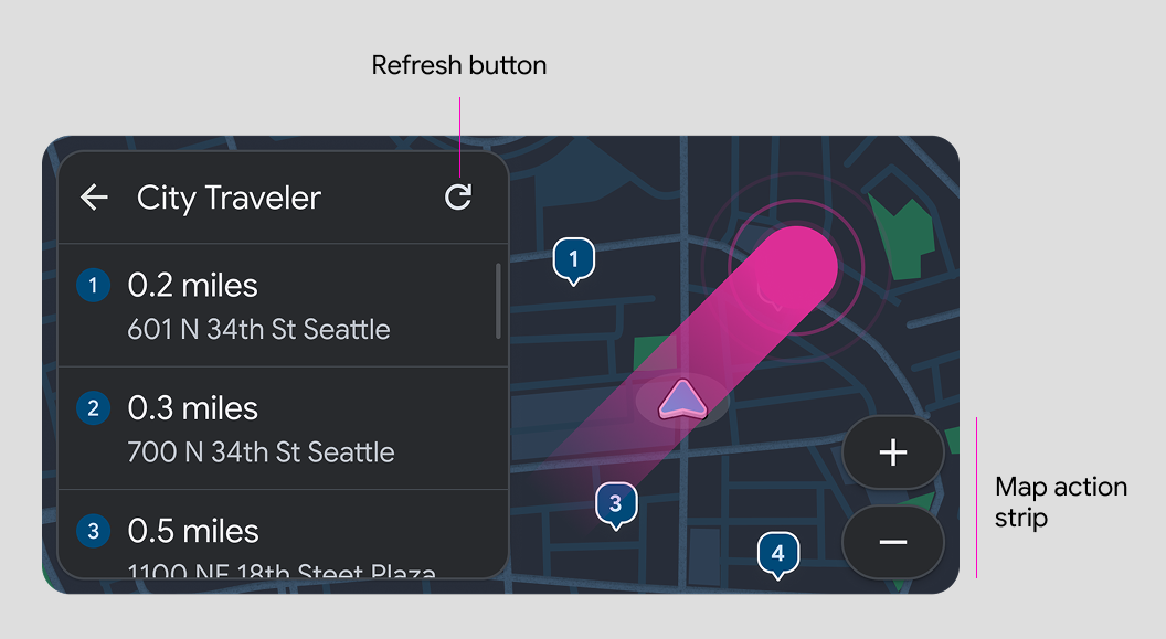 ইন্টারেক্টিভ মানচিত্রের মক আপ