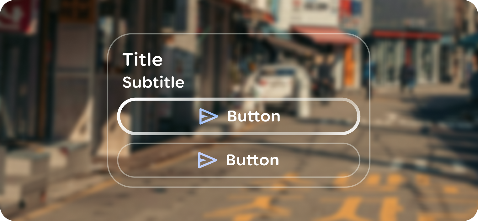Gli elementi di design devono essere ancorati alla parte inferiore del
frame.