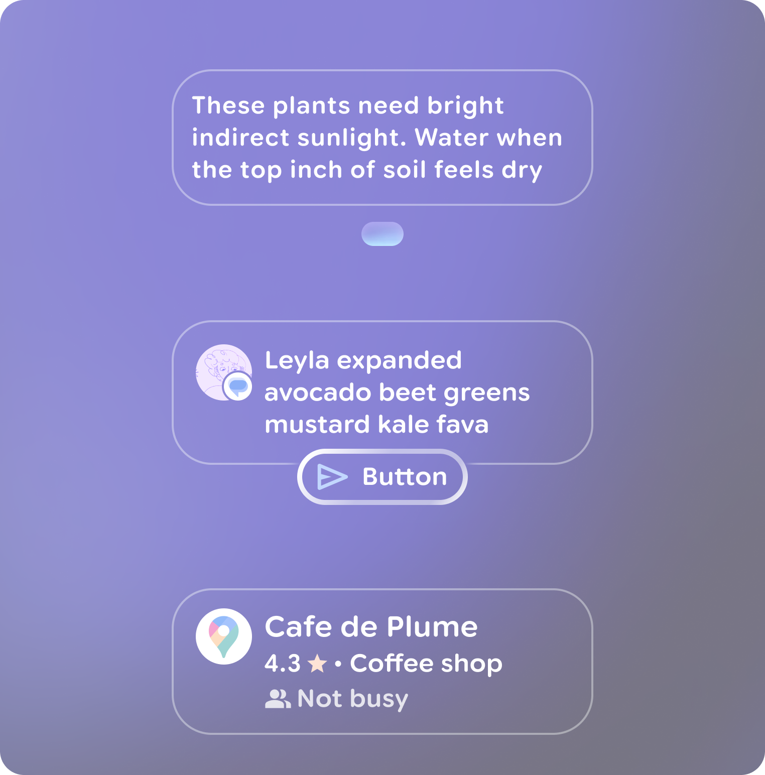 ควรยึดองค์ประกอบการออกแบบไว้ที่ด้านล่างของเฟรม