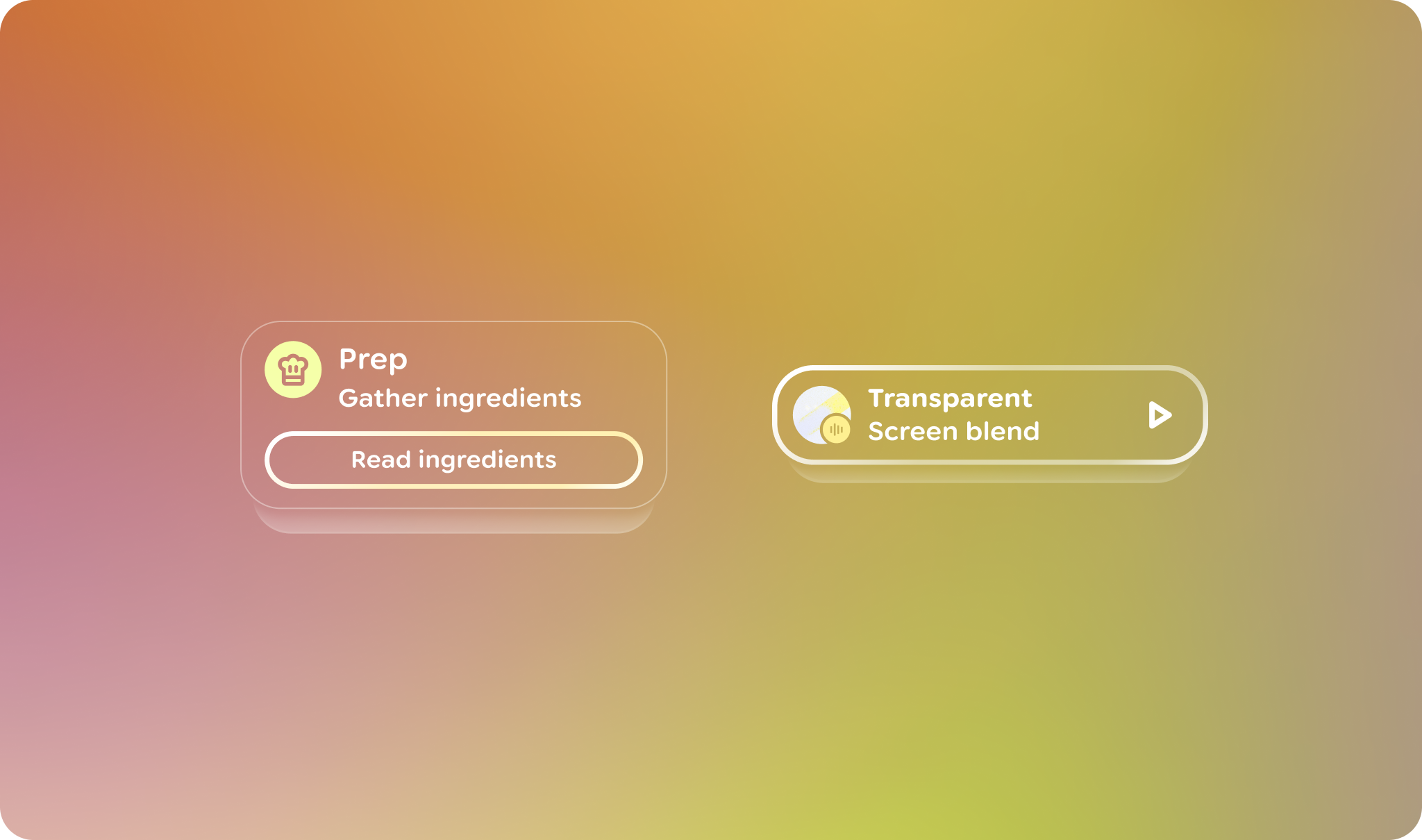 Элементы дизайна следует закреплять в нижней части рамы.