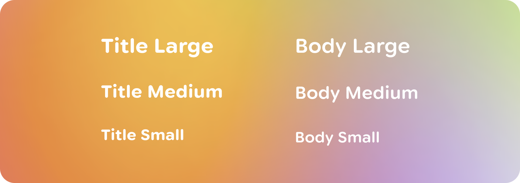 يجب تثبيت عناصر التصميم في أسفل الإطار.