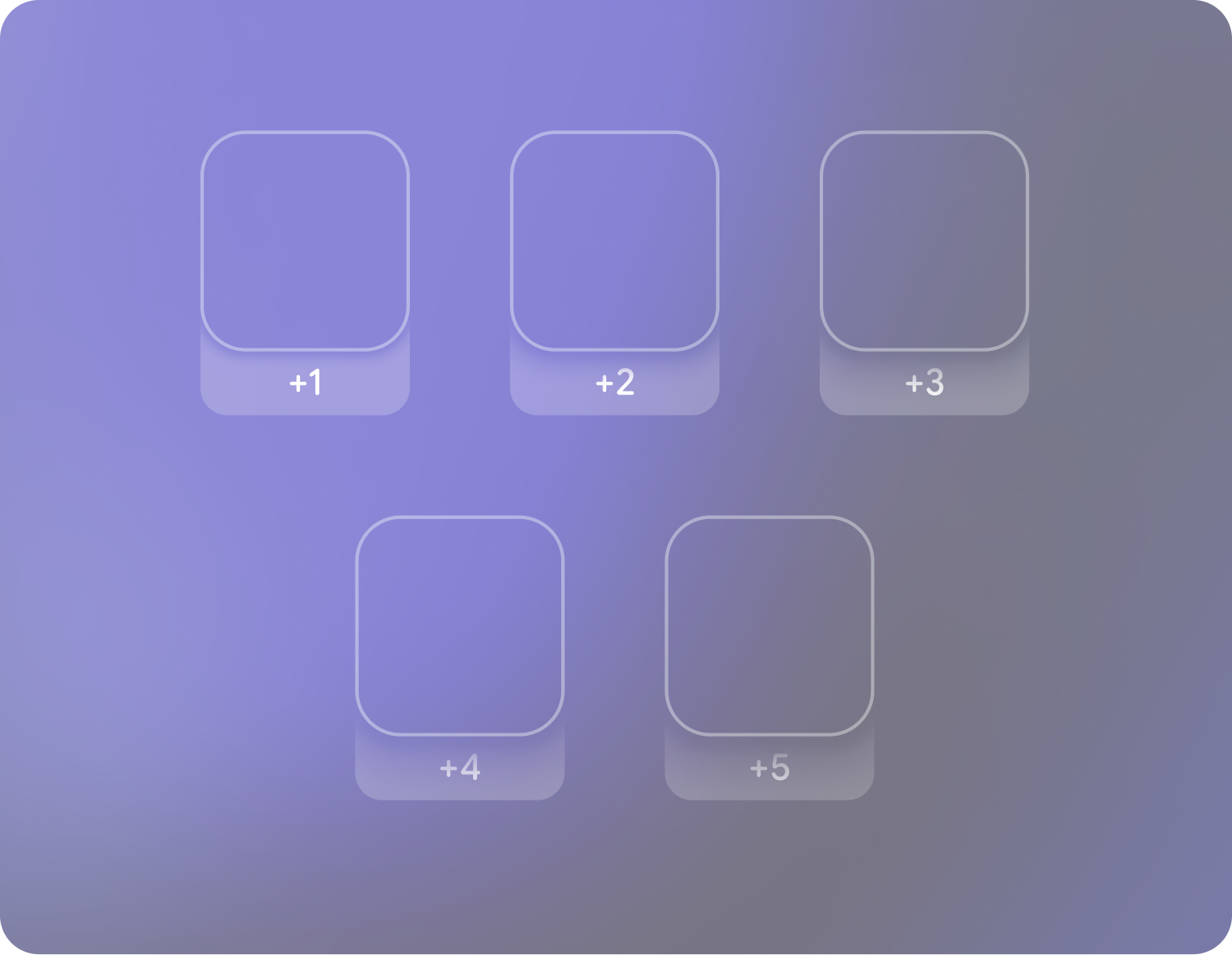 Gli elementi di design devono essere ancorati alla parte inferiore del frame.