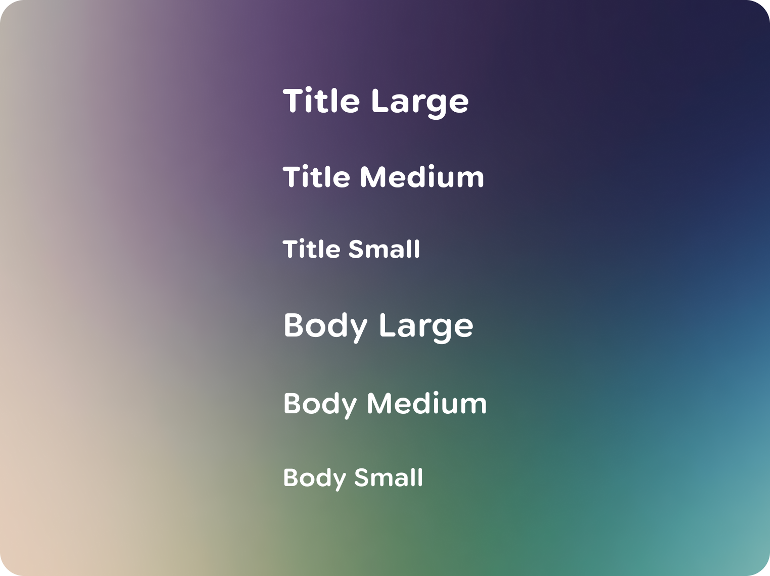 Gözlükler için tür ölçeği.