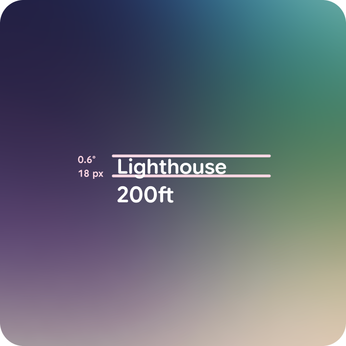 Designelemente sollten am unteren Rand des Frames verankert werden.