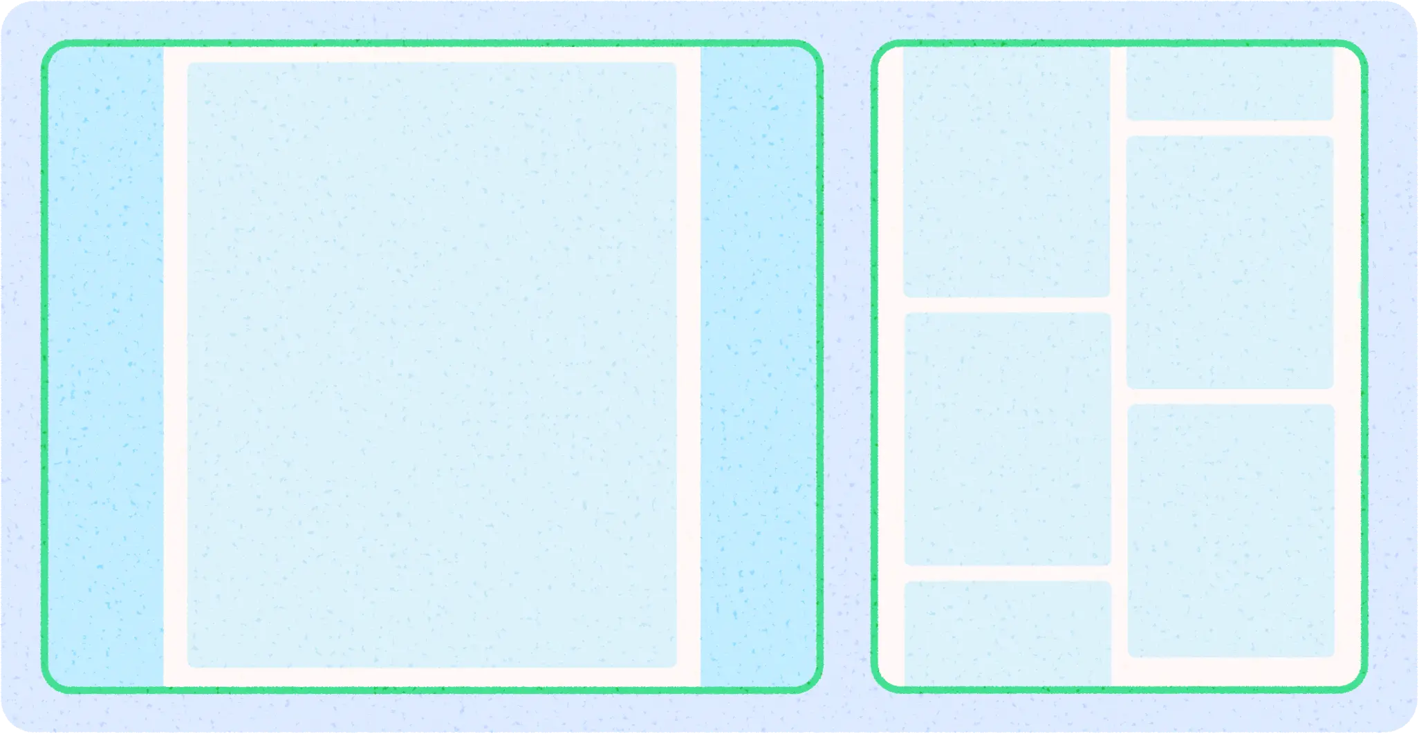 Outros tipos de grades de layout