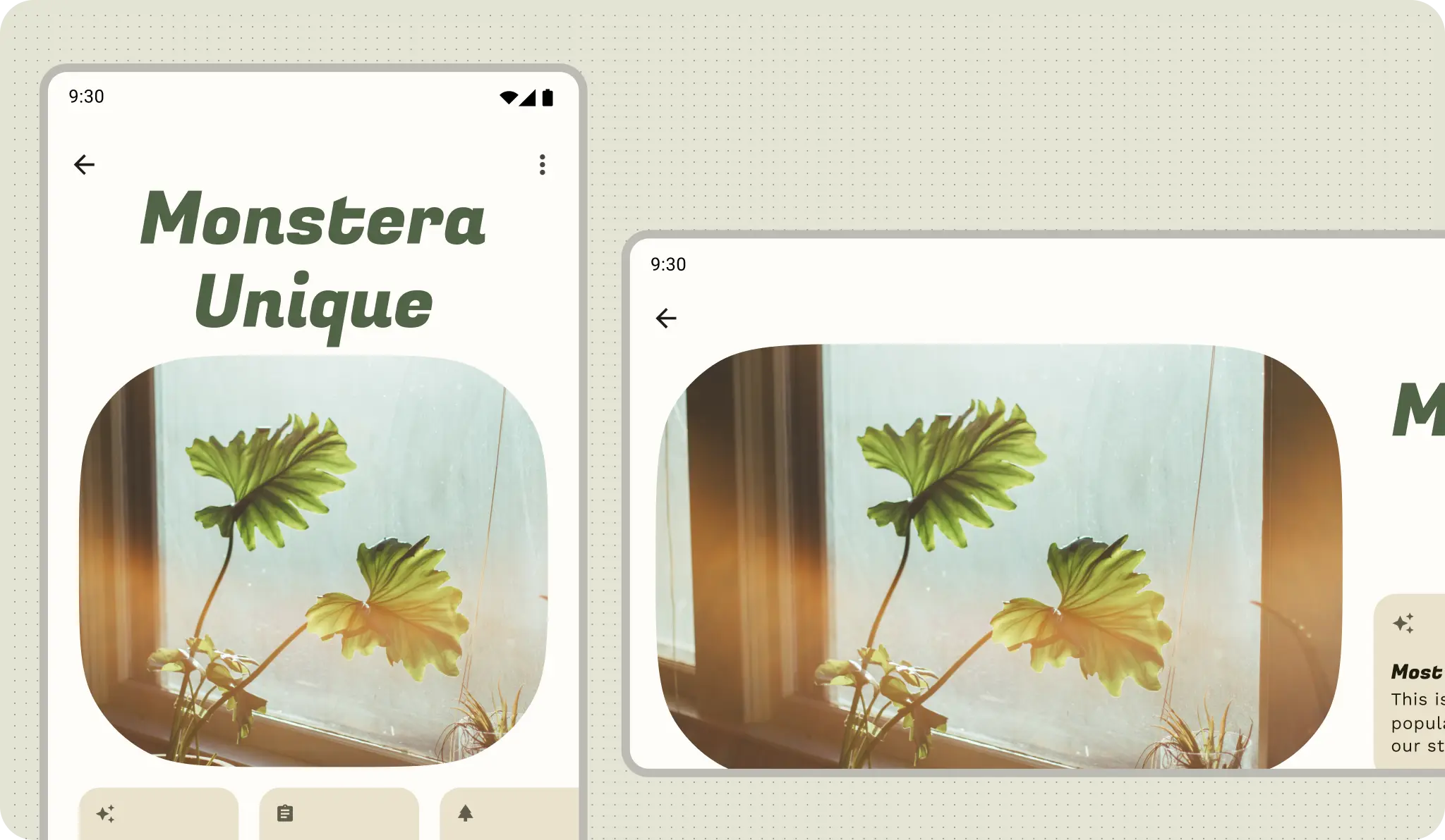 Keyart hero dalam orientasi potret dan lanskap