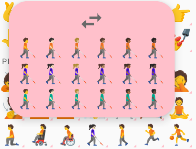 emoji bidireccional que mira hacia la derecha Emoji de flecha hacia la derecha bidireccional