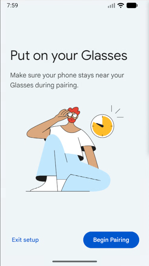 İkinci uygulama ekranında Eşlemeyi Başlat'ı seçin.