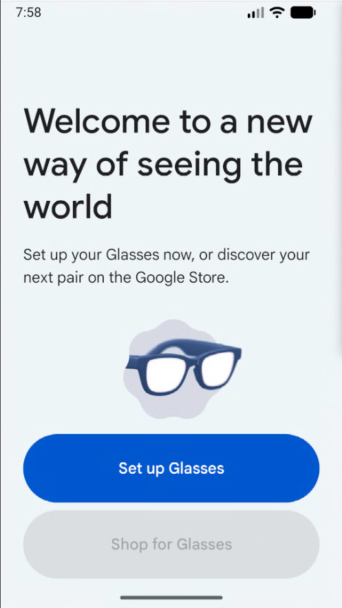 La schermata dell'app che mostra che i dispositivi virtuali sono pronti per
l'accoppiamento.