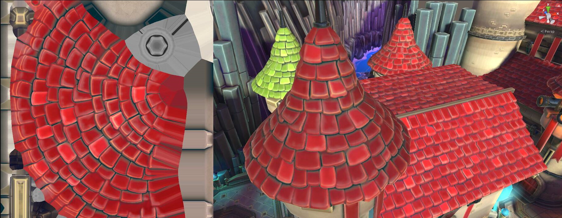 Baking de la lumière et de l'occlusion ambiante dans une texture diffuse