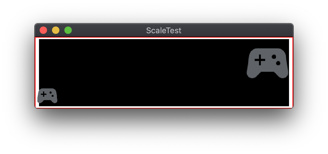 Due nodi GUI con impostazioni di Adjust Mode diverse