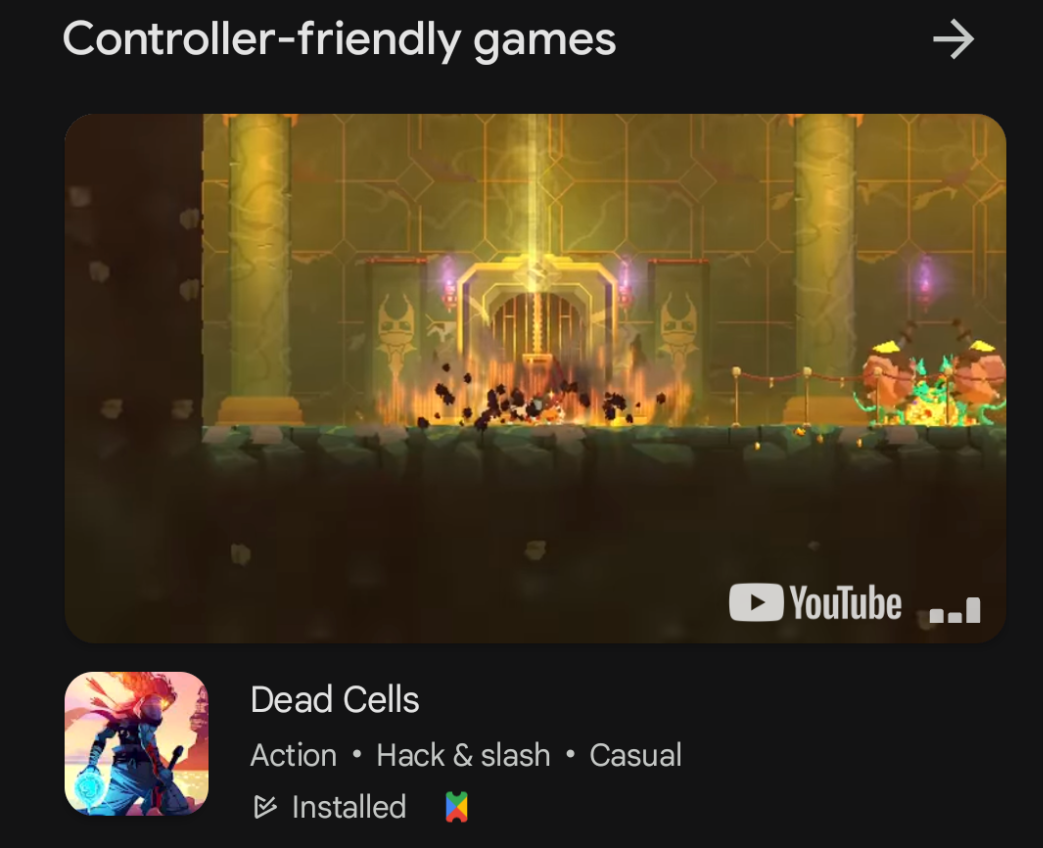 Google Play Pass มีส่วนที่เหมาะกับคอนโทรลเลอร์ซึ่งได้รับการดูแลจัดการด้วยตนเอง