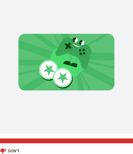 Fondo con el mismo color que el material gráfico