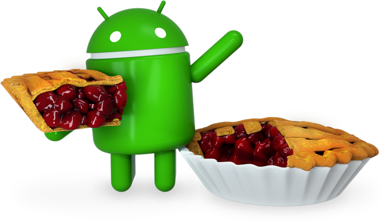 Android 9 Pie का लोगो