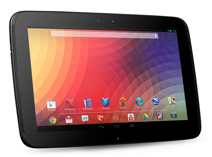 Android 4.2 yüklü 10 inç tablet