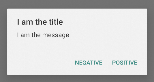An image showing an alert dialog with title, message, and two action buttons.
