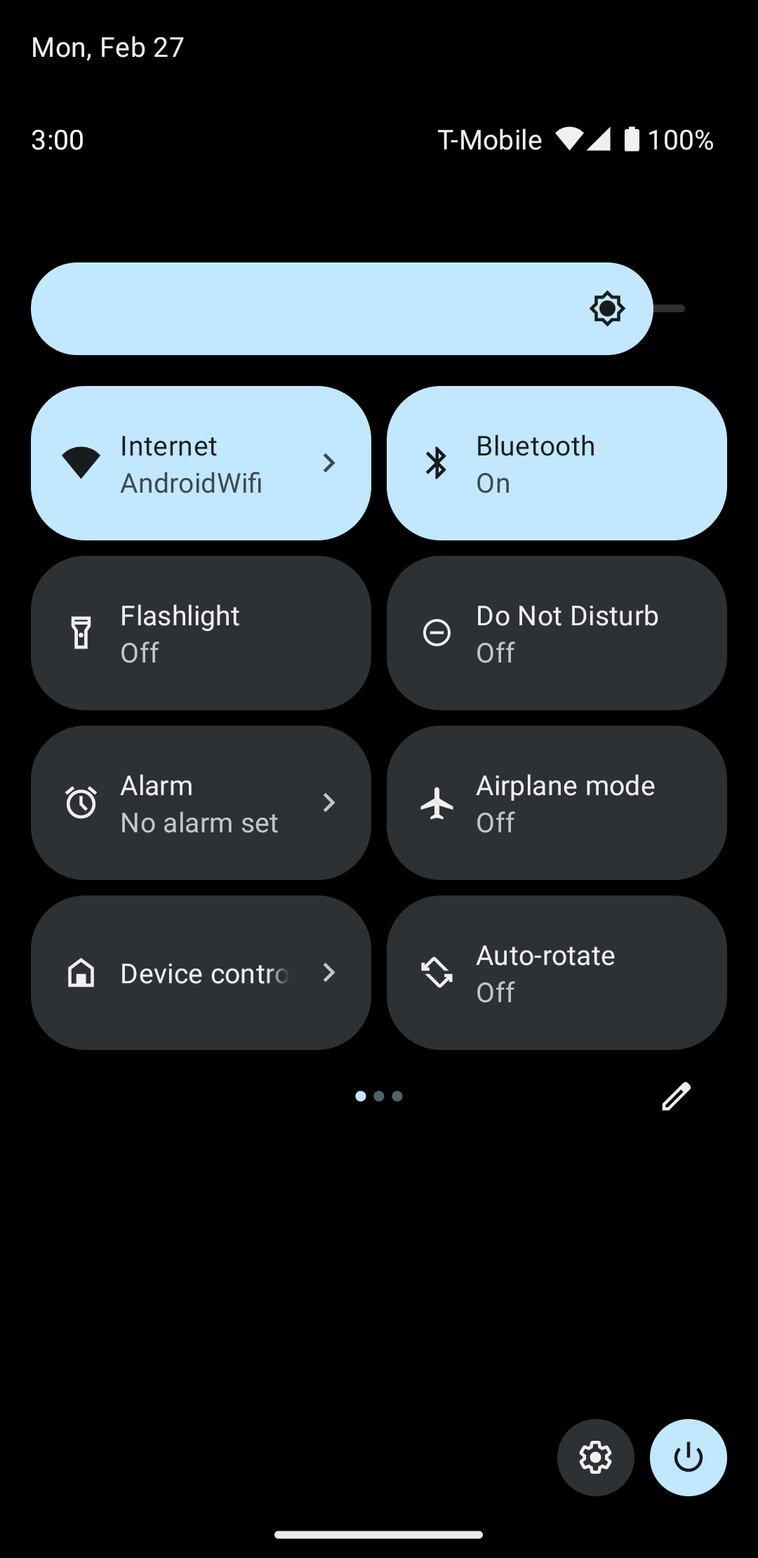 Ein Bild, das die System-UI für die Gerätesteuerung zeigt