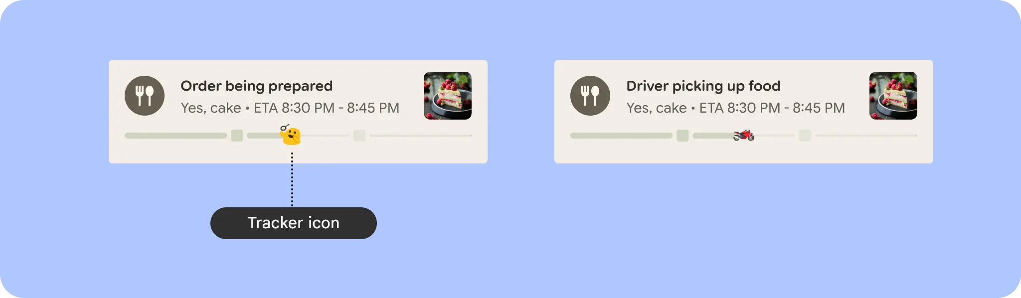 진행률 표시줄의 맞춤 추적기