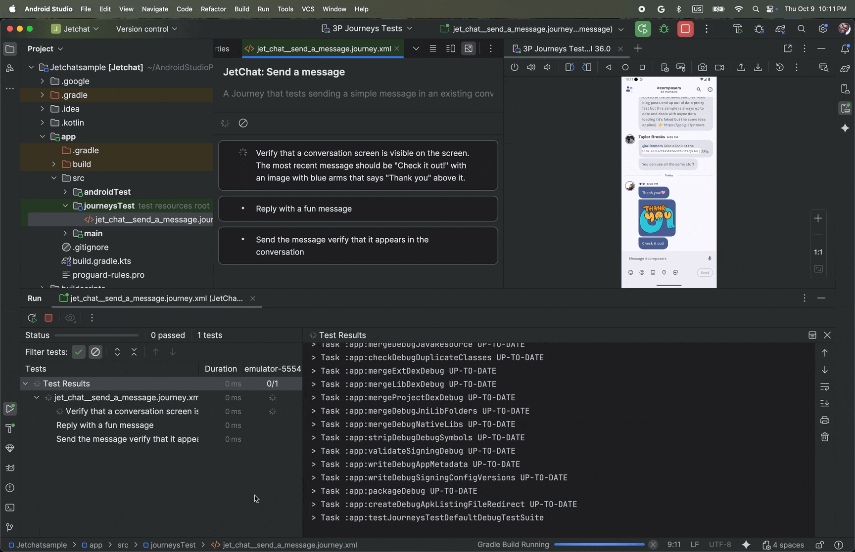 Rangkaian Deskripsi Langkah untuk Android Studio.