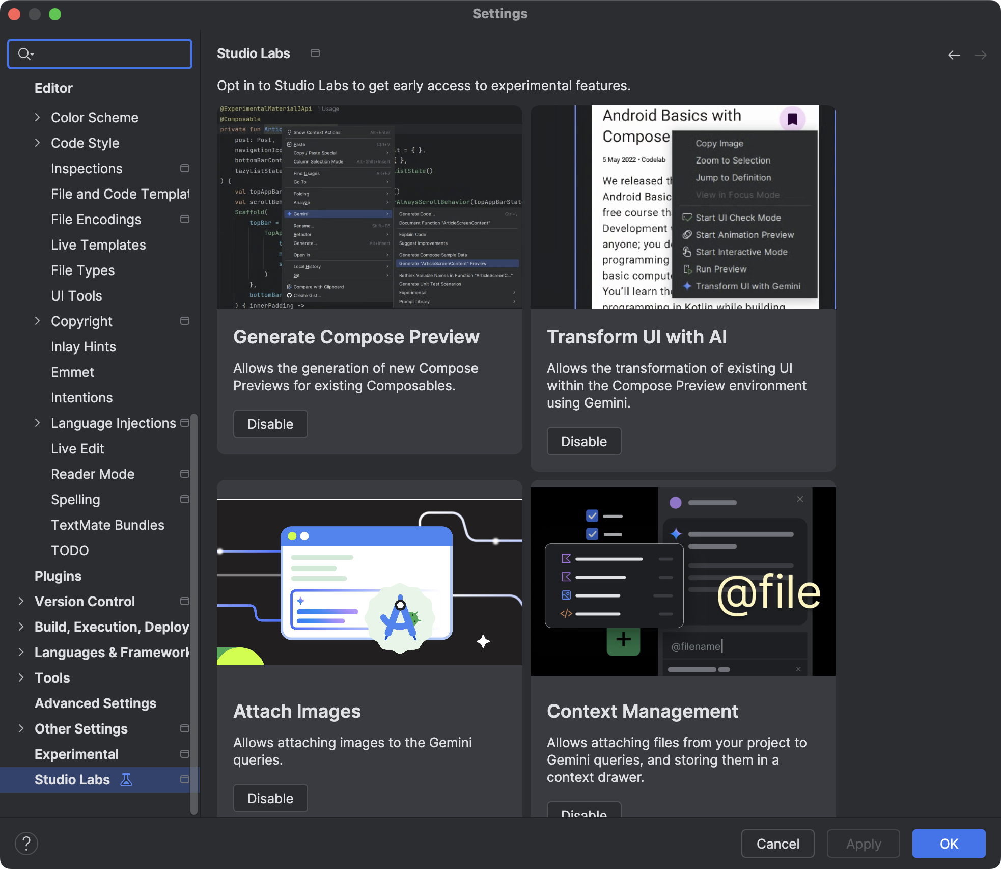 ویژگی‌های هوش مصنوعی در Studio Labs