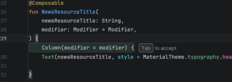 Next Edit Prediction suggesting a code addition