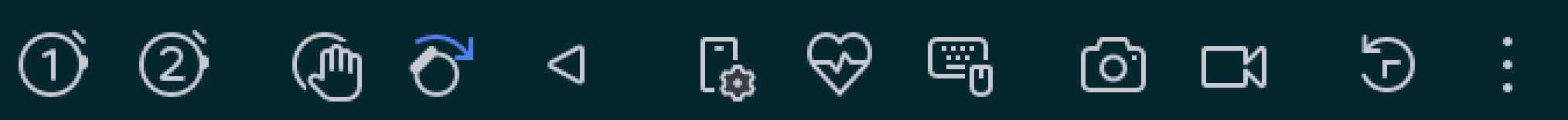 Android Studio 工具列圖示