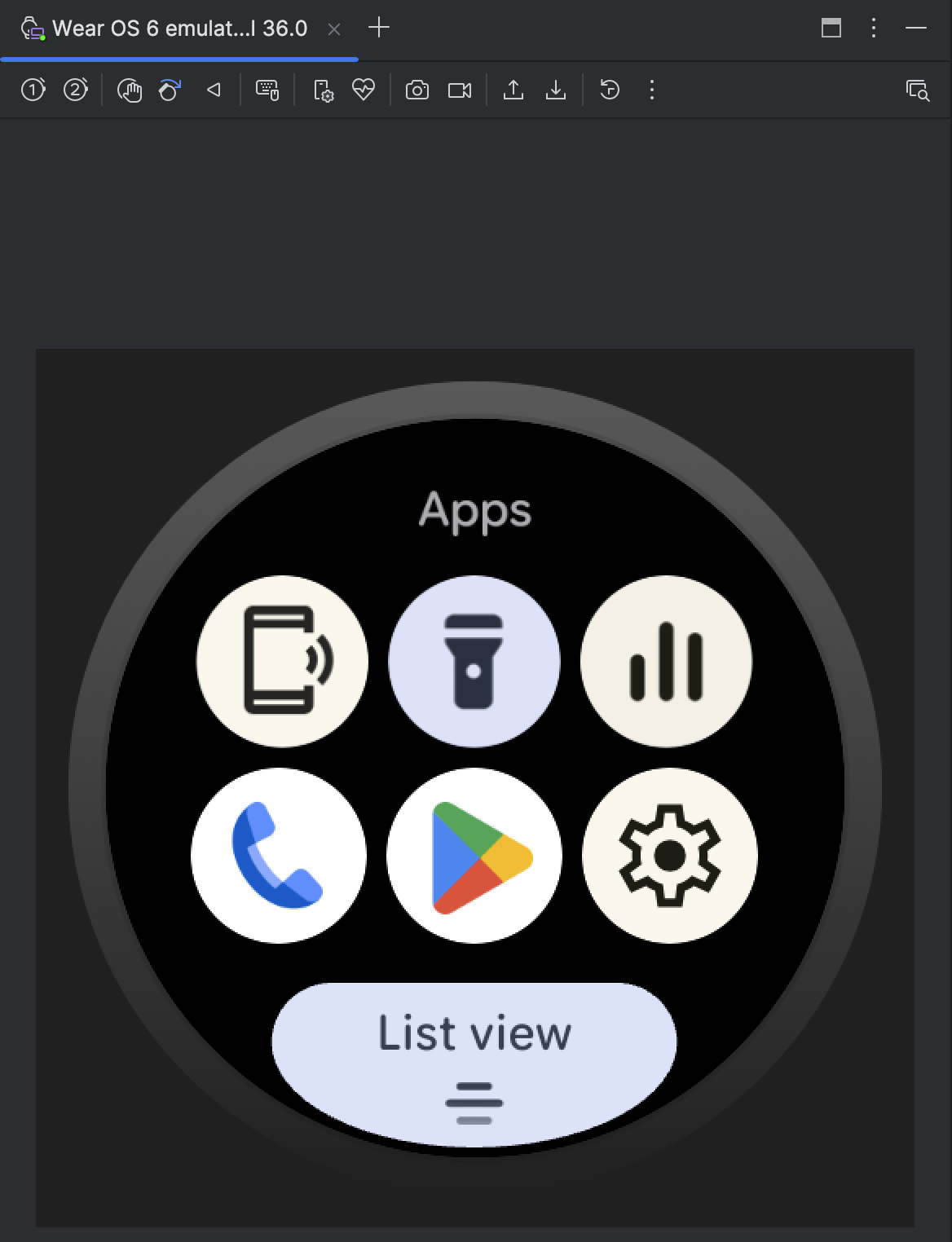 Os apps incluem Encontre Meu Dispositivo, lanterna, controles de mídia, telefone,
            Play Store e configurações
